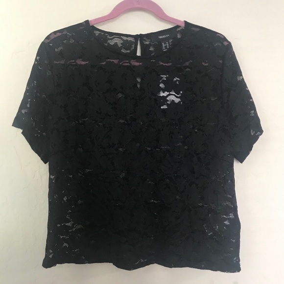 Lace Crop Top | Forever 21 - Picture 1 of 5
